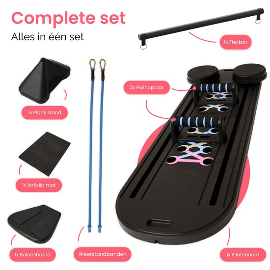 Pilates Multifunctioneel Reformer Board voor Thuis - Product - €49,95