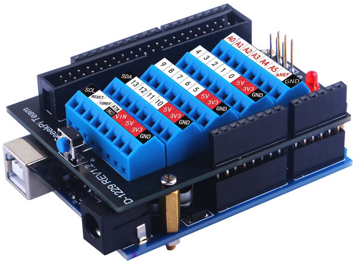 Schroefklemmenhoed voor Arduino UNO - GPIO Breakoutmodule voor Circuit Ontwikkeling