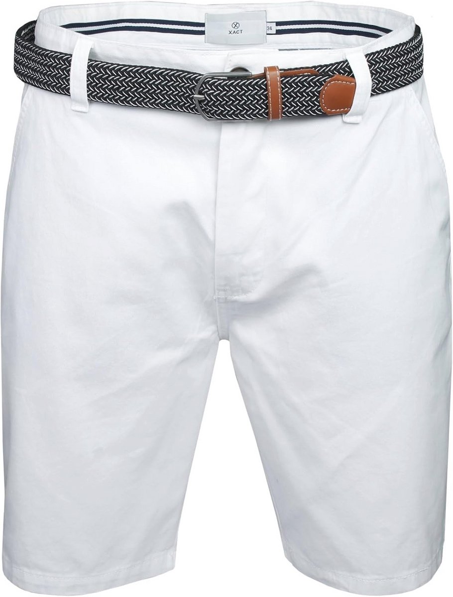 Chinoshorts voor heren - Stijlvolle zomerlook, ritssluiting en meerdere zakken