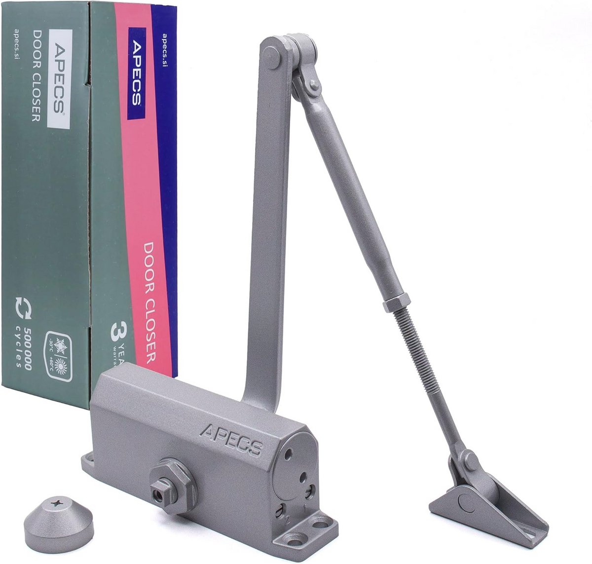 Automatische hydraulische deursluiter voor binnendeuren tot 105 cm breed en 100 kg gewicht