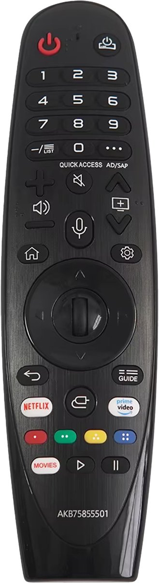 Ibley Afstandsbediening geschikt voor LG AKB75855501 - Geschikt voor OLED, NanoCell & 4K UHD Smart TV’s