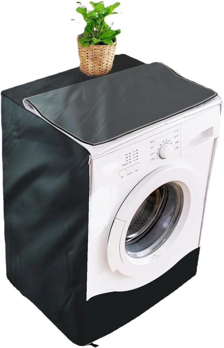 Allecta - Hoes voor wasmachine en droger - Beschermhoes voor voorlader wasmachine - Thuiswas bescherming