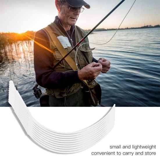 Dailygoods- Fly Loop Lijn 10 Stuks - Slijtvast Nylon - 30lbs/50lbs Trekvermogen - Vliegvislijn - Accessoire voor Bevestigen - Hoogwaardige Kwaliteit van Dailygoods — afbeelding 3