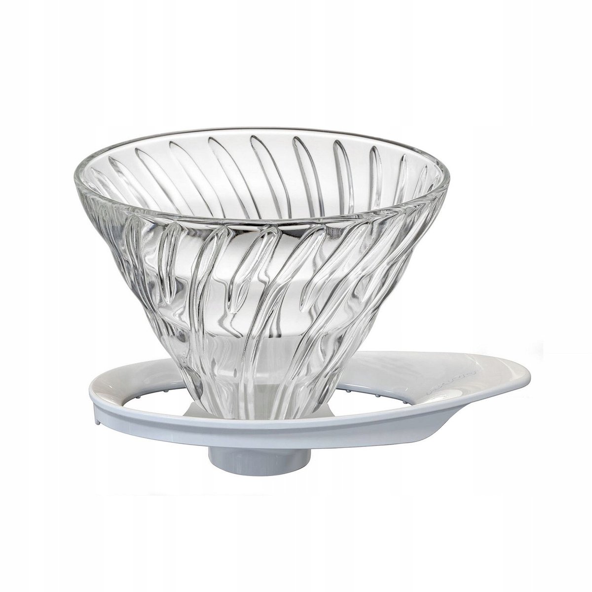 Hario V60-01 Glazen Dripper Wit - Stijlvol Koffiezetapparaat