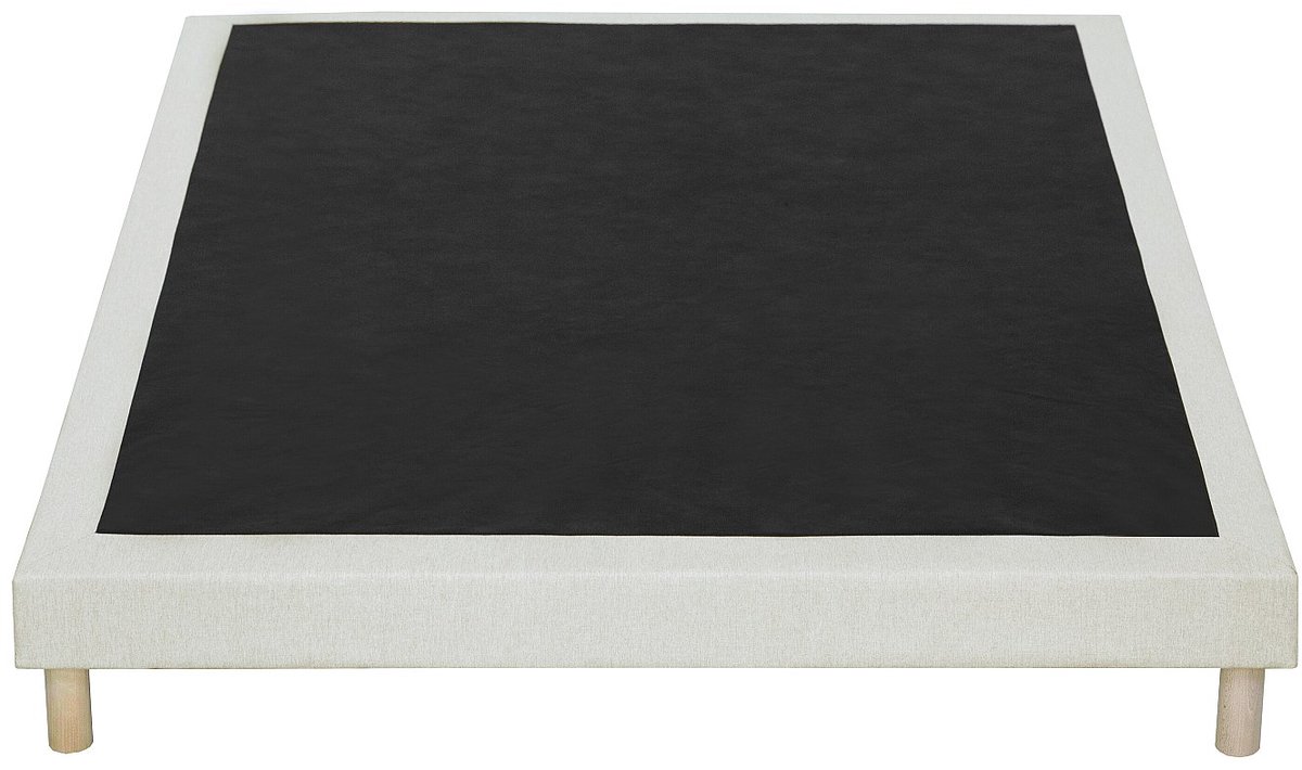 Vente-unique Decoratieve gewatteerde bedbodem 140 x 190 - Beige - KOZANI van YSMÉE