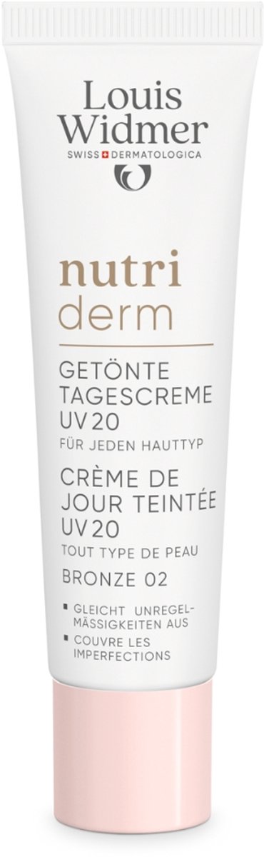 Louis Widmer Nutriderm Getinte Dagcrème UV 20 Bronze 02 Geparfumeerd