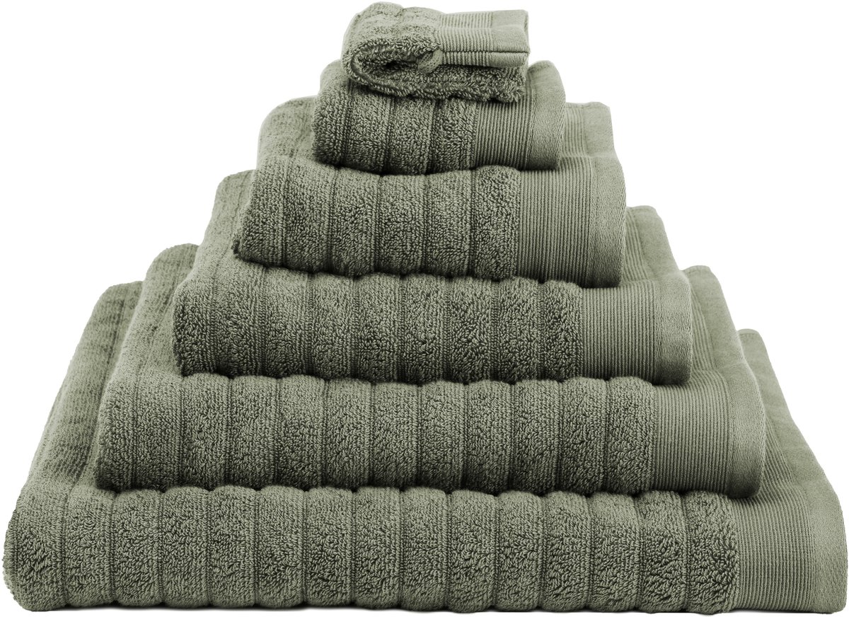 Heckettlane Strandlaken Prestige - Hotelkwaliteit Handdoek van 100% Katoen - 90x180 cm - Strandhanddoek 1 Stuk - Groen
