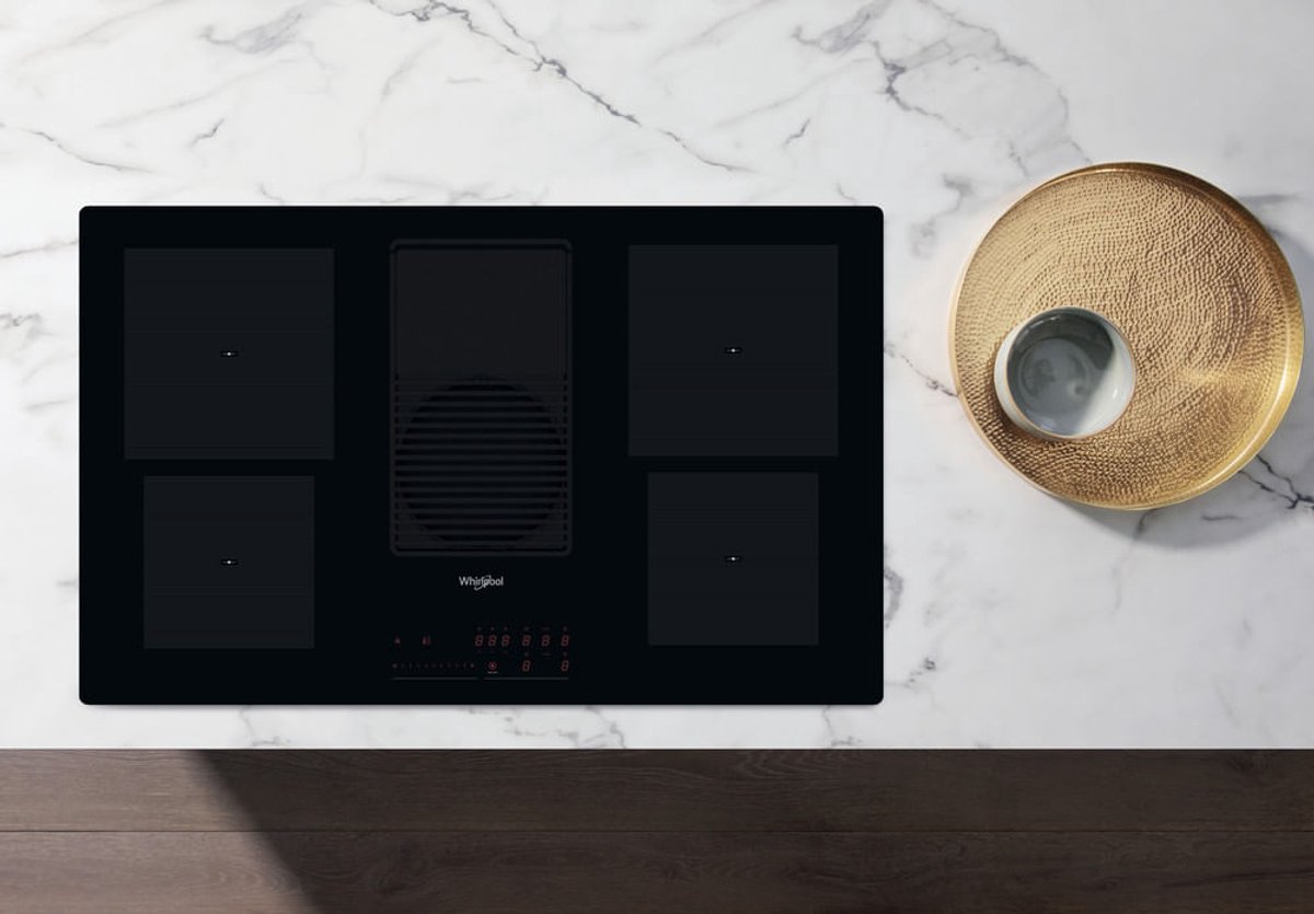 Whirlpool WVH 92  inductiekookplaat met geïntegreerde afzuiging