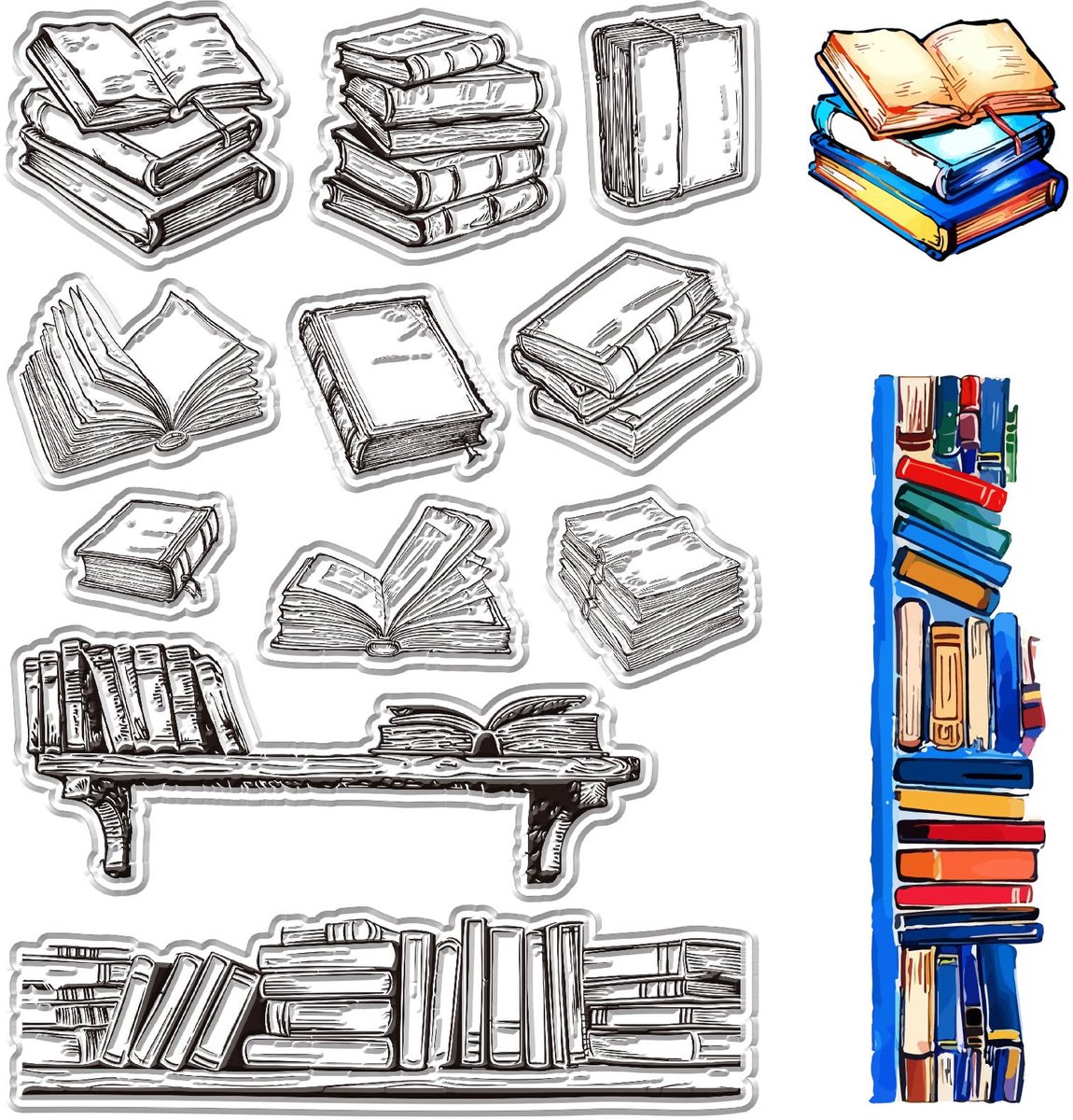 IMPERATORIS® Leeslampje voor Boek - Klemlampje - Bedlampjes voor Volwassenen Slaapkamer - Transparant