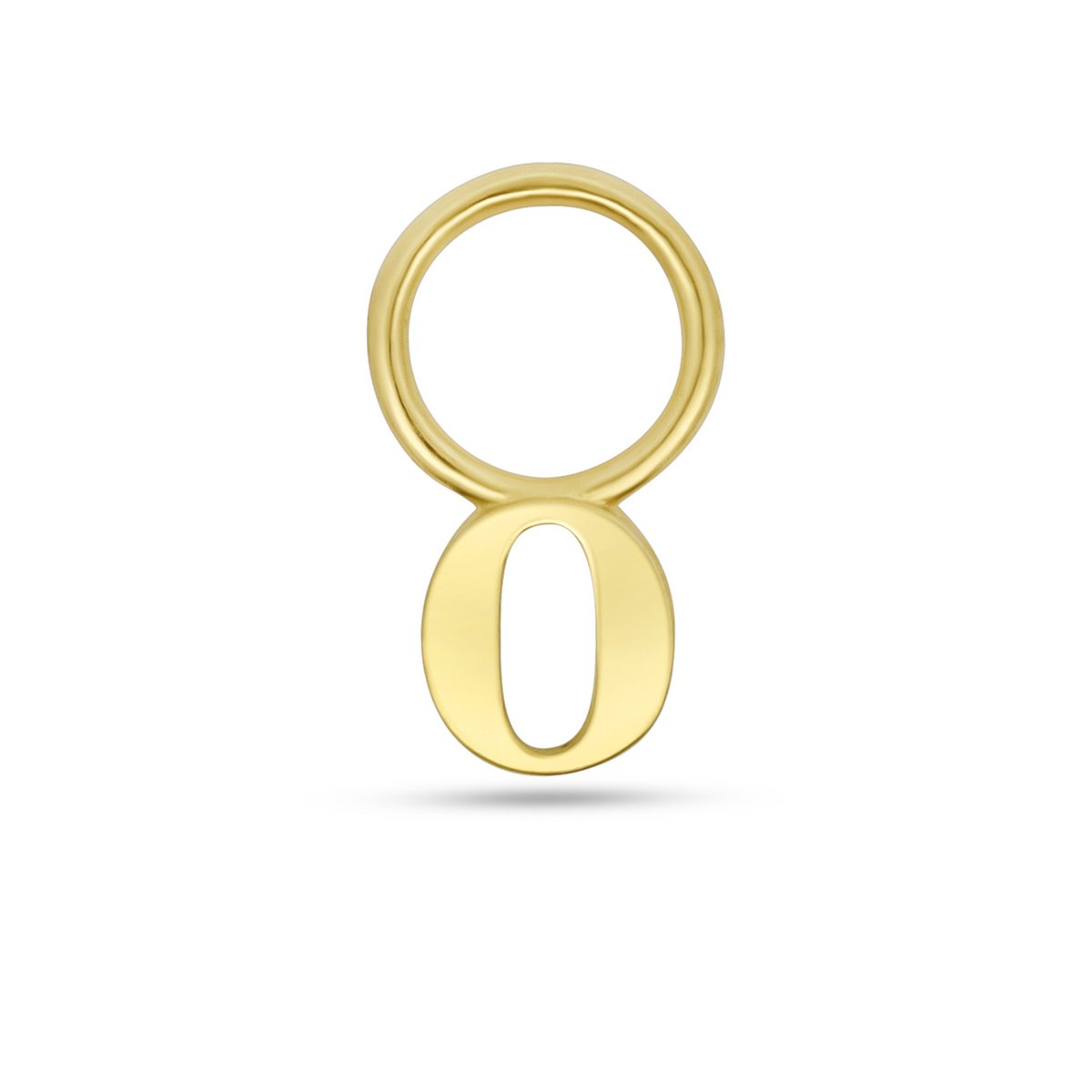 New Bling - 9NBG-O157-0 - 14K geelgoud – Bedel – Nummer 0