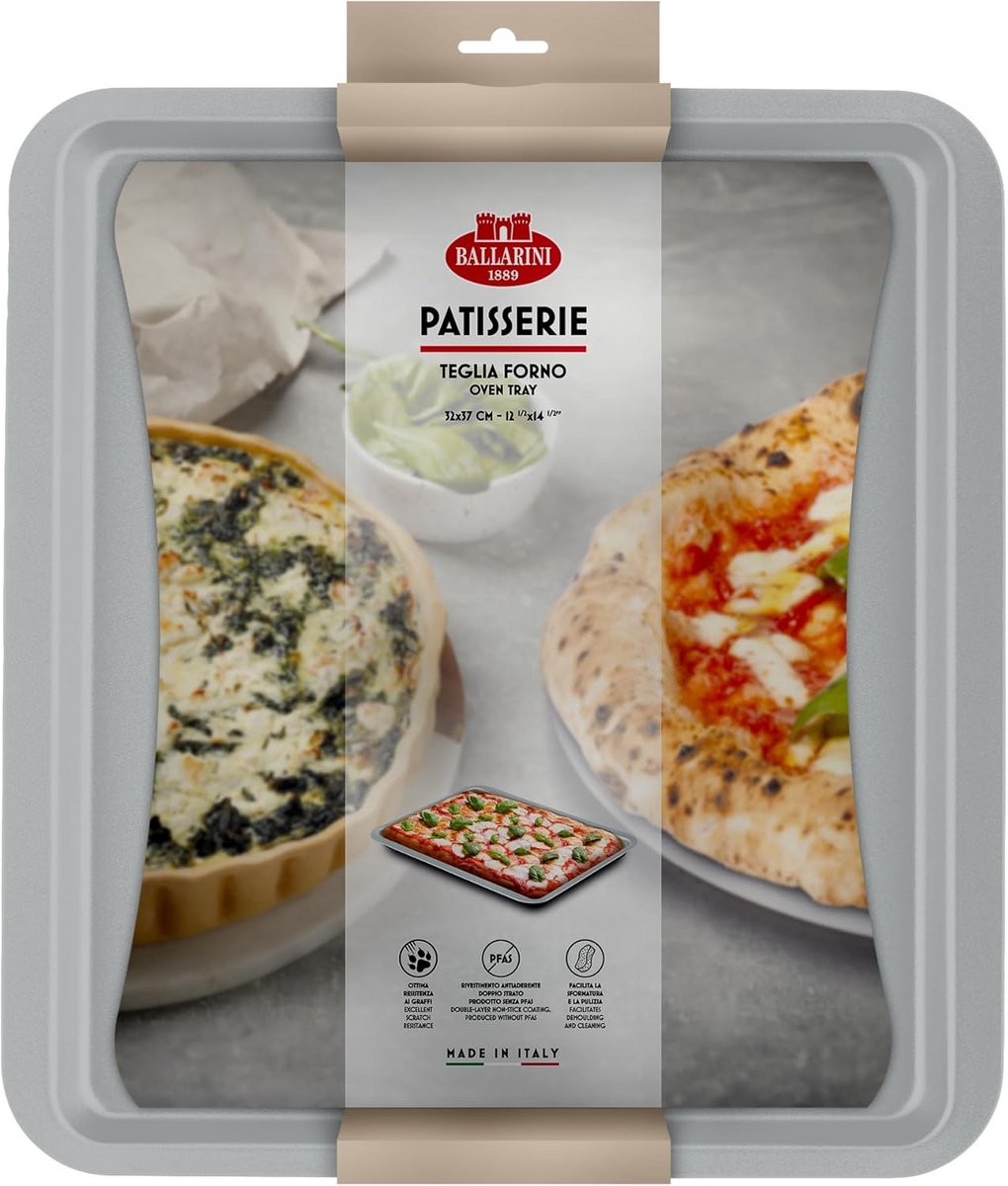 Veelzijdige Bakplaat 32 x 37 cm voor Oven en Pizza