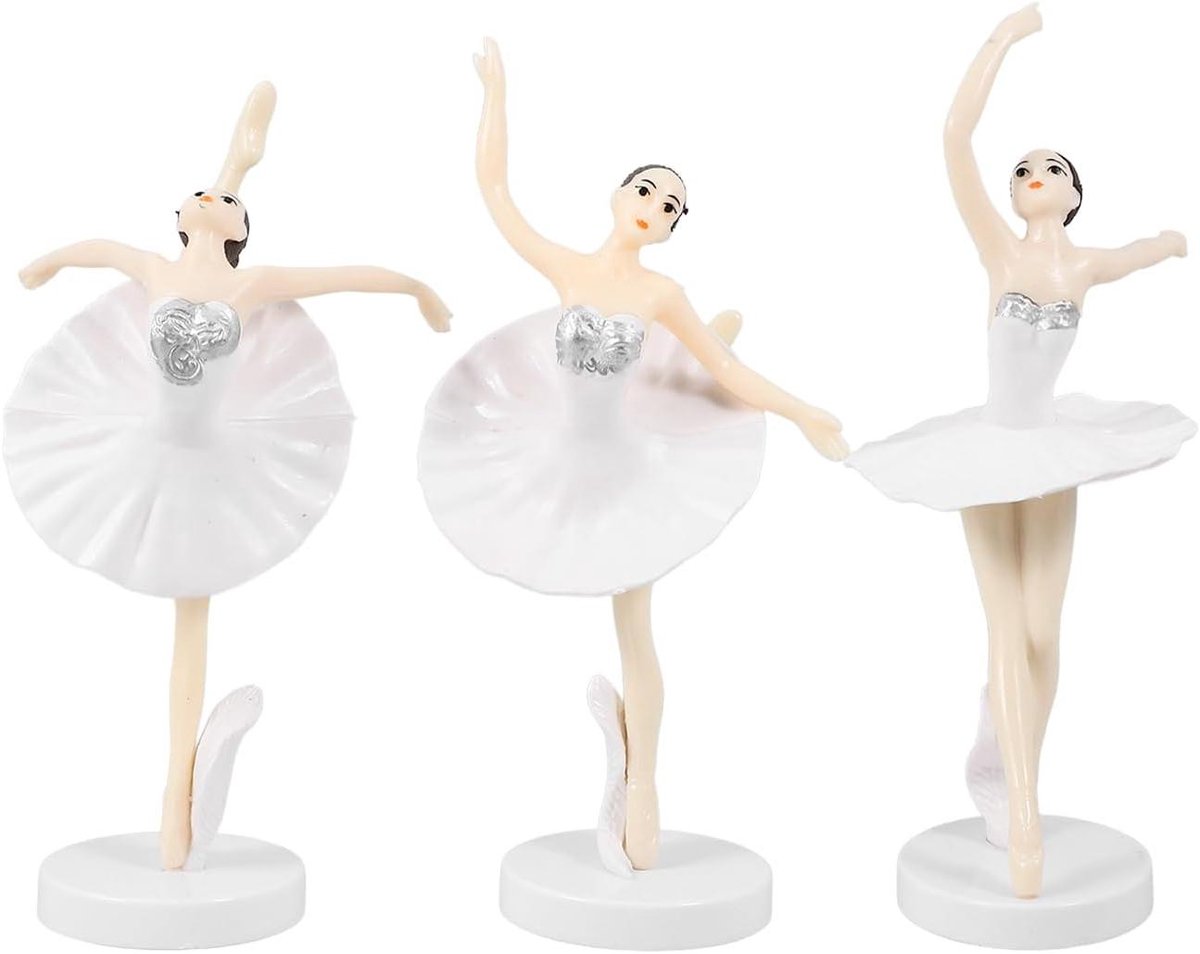 Cosensi - Meisjes Ballerina Beeldjes Ornamenten Taart Topper - Verjaardagsfeest Gunstig Geschenken - Dansers