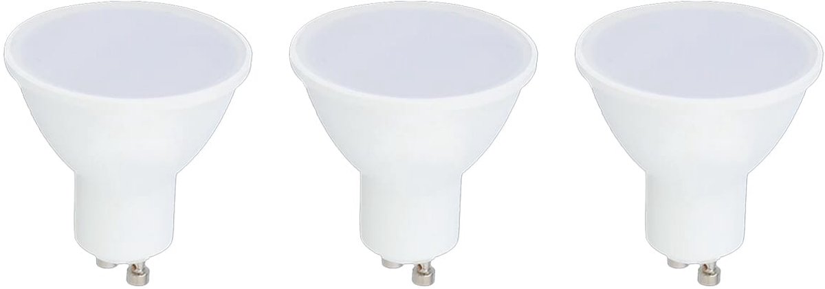 LED line LED Spot GU10 - 3W (vervangt 20W) - 240lm - Ø50mm - 230V - Energiezuinig - 3 stuks