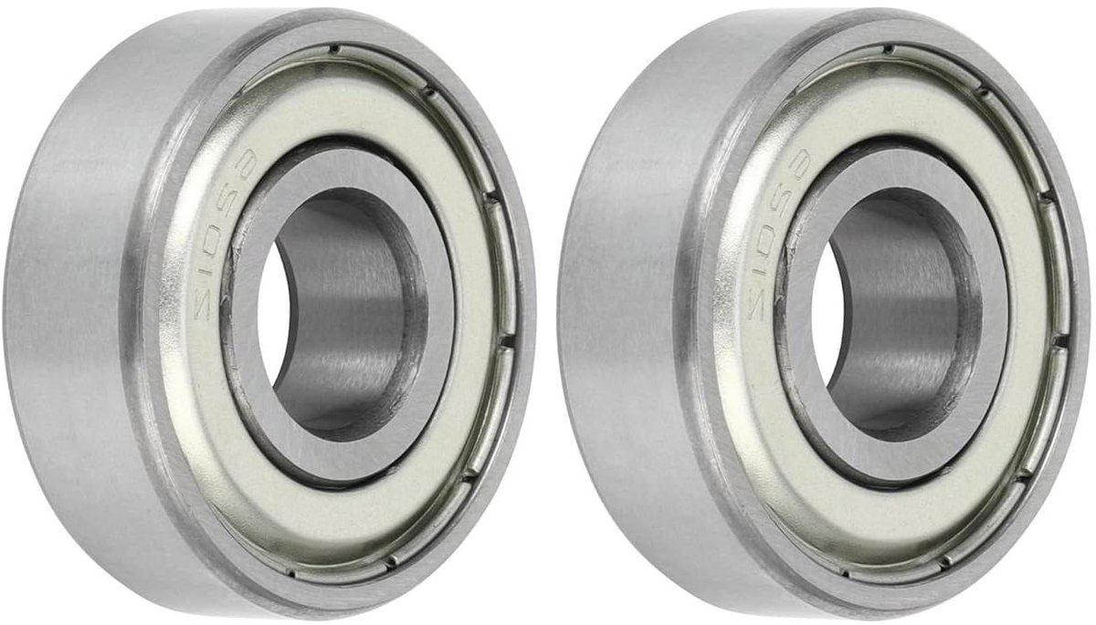 Cosensi Diepe groefkogellagers P6 12 x 32 x 10 mm Set van 2 Gesmeerd Metalen afdichting – Step wiel skateboard vervanging