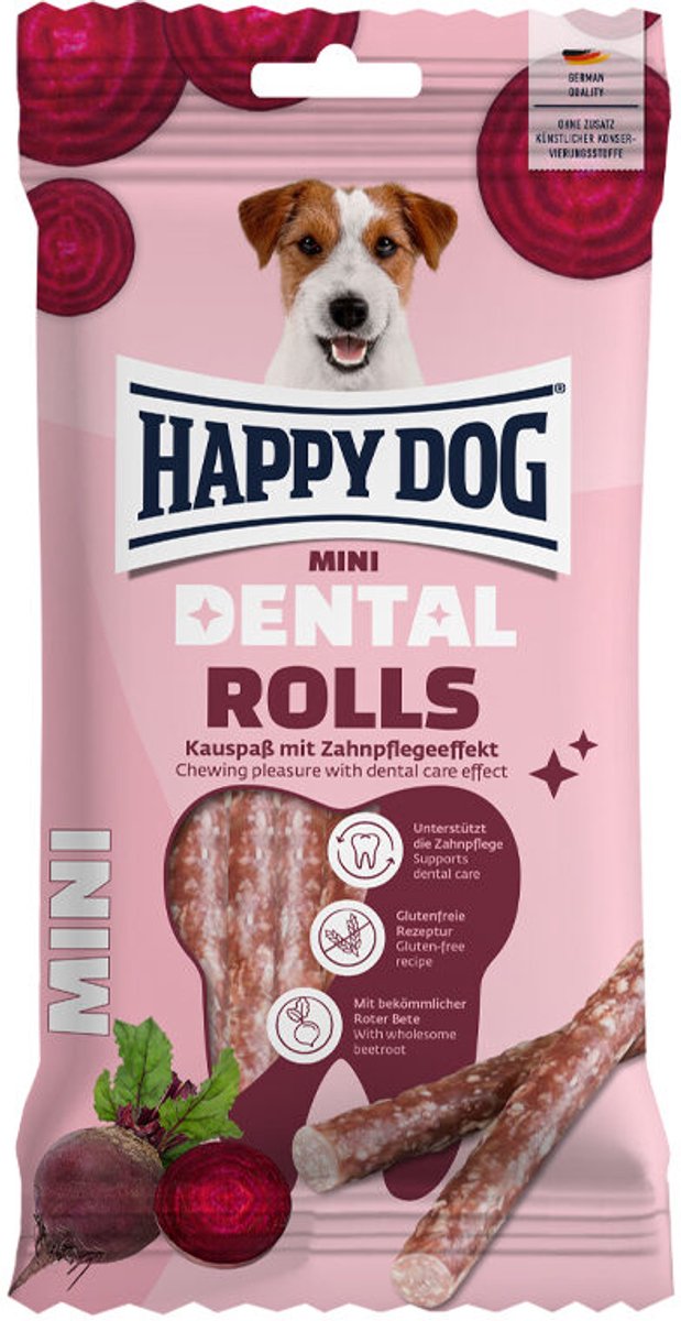 Happy Dog Dental Rolls Mini - 92 g