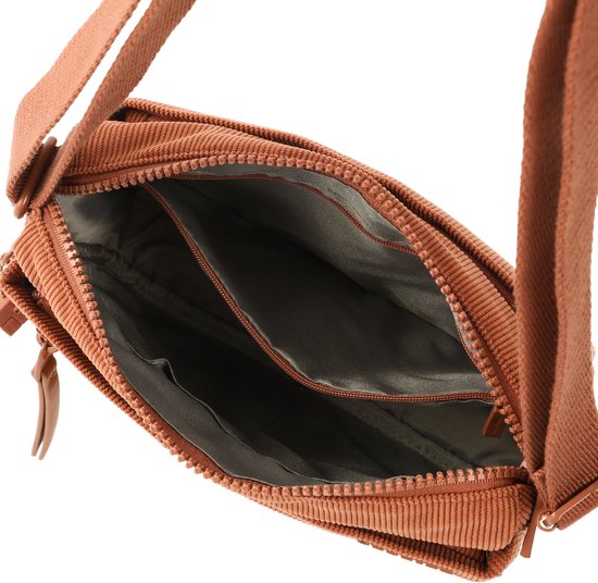 Hedgren Eye Sac bandoulière femme avec protection RFID – Petit – Velours Redwood Burl