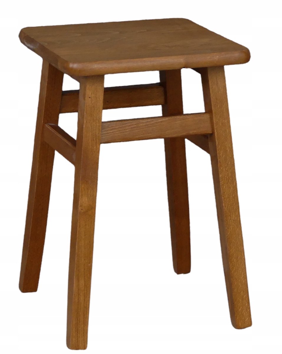 Massief Houten Keukentabouret - Eikenkleur