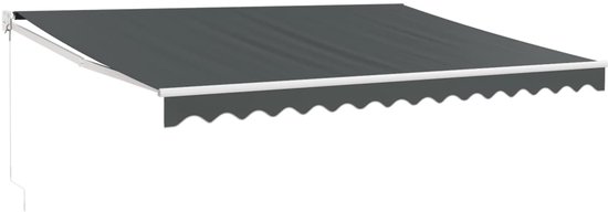 vidaXL-Luifel-uittrekbaar-4x3-m-stof-en-aluminium-antracietkleurig