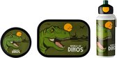 Set repas Mepal Campus – Boîte à pain, gobelet et boîte à fruits – Set repas pour enfants – Dino