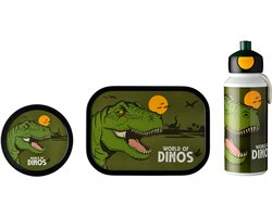 Mepal Lunchset Campus - Broodtrommel, Drinkfles & Fruitbox - Dino