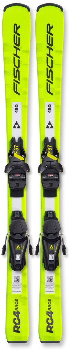 Fischer RC4 Race JRS + FS 7 Ca JRS – Wintersport Ski Ski’s Creme