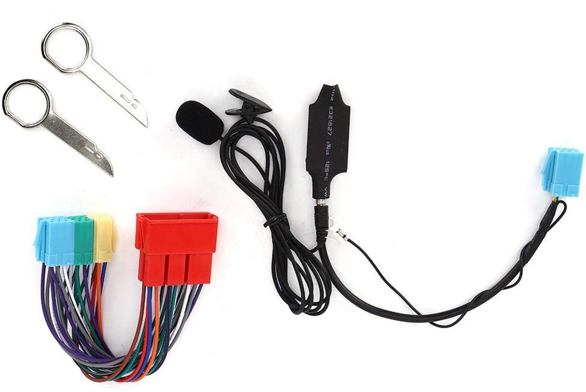 Autoradio-aansluiting, Bluetooth O-adapter met luidspreker Autoradio past op A3 8L 8P B5 B6 B7, zwart, normaal, modern