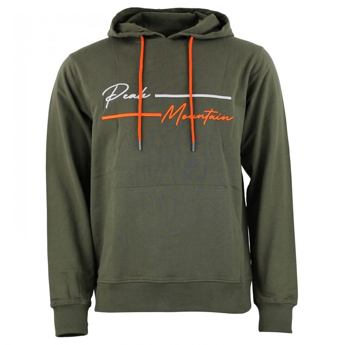 Katoenen sweatshirt Peak Mountain French Terry Groen