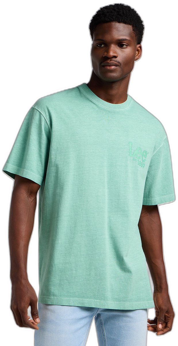 T-shirt Lee Loose Logo Intuition Grijs