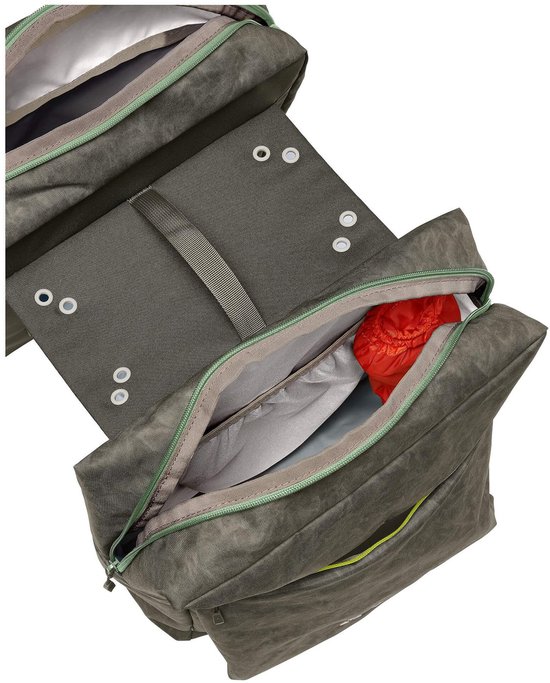 VAUDE - TwinZipper - Khaki - Fietstas Achter - Greenshape van Vaud — afbeelding 4