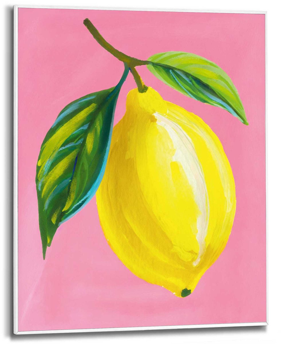 Schilderij Juicy Lemon - 50 x 40 - Hout - REINDERS