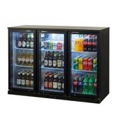 HCB® - Réfrigérateur Bar Professionnel Restauration - koelkast à porte vitrée - 337 litres - 135 cm - Refroidissement avec porte vitrée - Réfrigérateur à bouteilles - Réfrigérateur petites boissons - koelkast à Bières