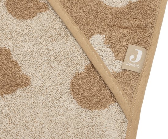 Jollein Badcape Baby - Jersey / Badstof - 75x75 cm - Jacquard - Teddy Bear van Merkloos — afbeelding 3