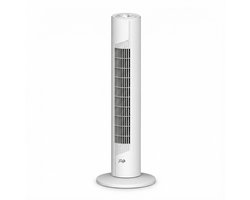 Energiezuinige Ventilator - Torenventilator met 3 blaasstanden en oscilatie - Slaapkamer - Wit - JAP Quebec