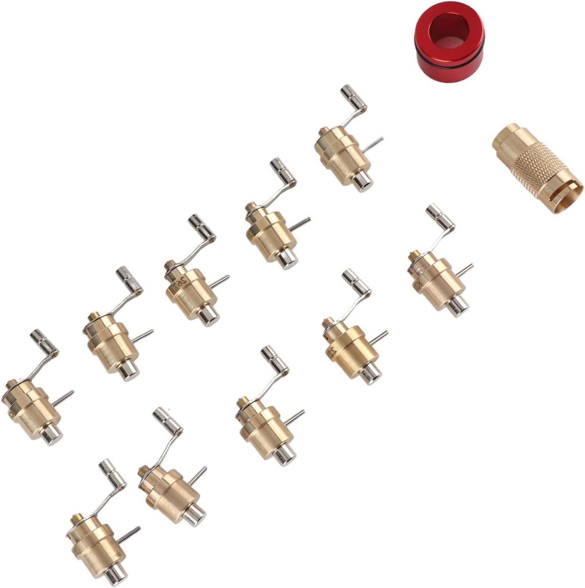 SouqOne - Horloge Mainspring Winder Set Messing - Horloge Reparatie Tool - Polshorloge Reparatie Kit - Exquisite Horloge Reparatie Gereedschap - Mainspring Winder Geschikt voor Horlogemakers in Blauw - Horloge Reparatie voor Meeste Horloge