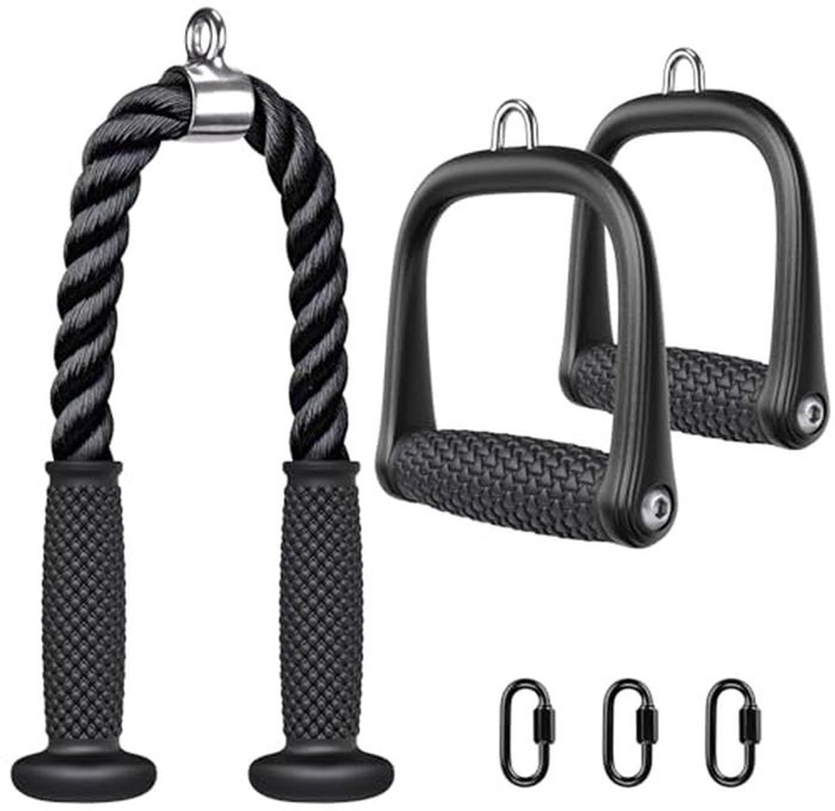 Tricep Pull Down Accessoire voor Thuis Gym - Kabel Machine Bijlage voor Gewichtstraining