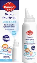 Dampo Nevel-neusspray - Opent, reinigt en hydrateert de neus bij neusverkoudheid - Voor baby's en kinderen vanaf 0 jaar - Zachte nevel - 100 ml
