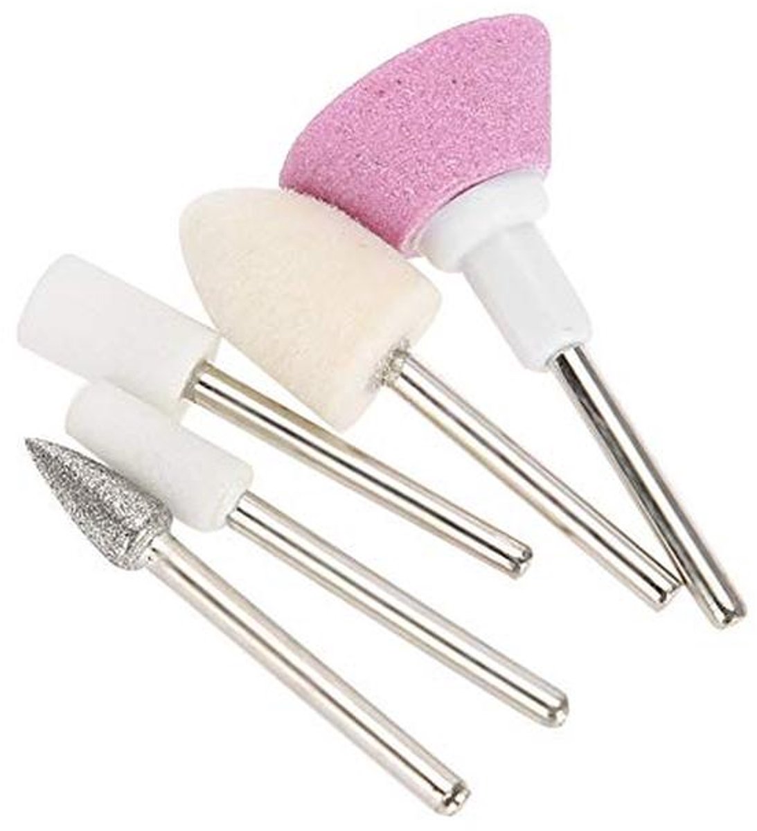 Set van 5 Professionele Nagelboren voor Manicure en Pedicure