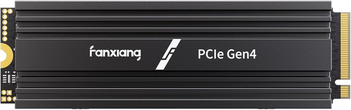 2TB NVME M.2 SSD met koellichaam - Tot 7300 MB/s snelheid, PCIe Gen4x4 2280, TLC SSD met SLC-cache voor PS5, laptops en gaming PC's