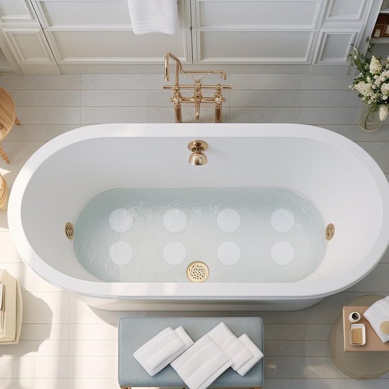 20x Antislip Stickers Badkuip en Douche - Transparant en Veilig — afbeelding 5