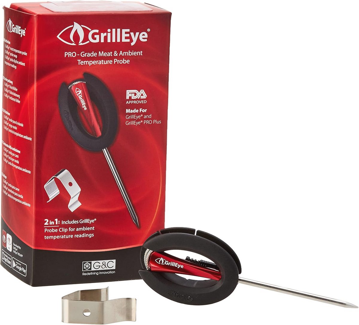 Professionele Vleesthermometer met Temperatuursensoren voor Grillen