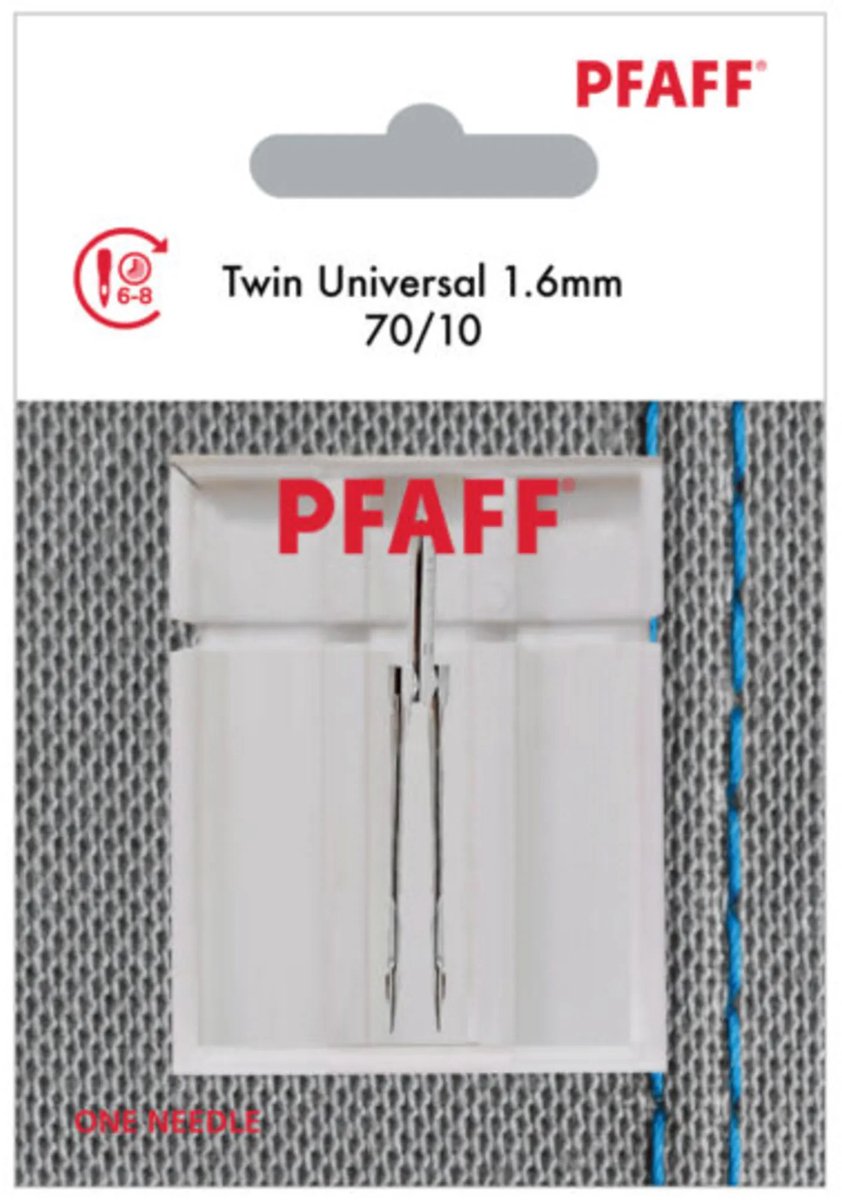 Pfaff Tweelingnaald Universal / 70 / 1.6 mm (1 stuk) Naalden
