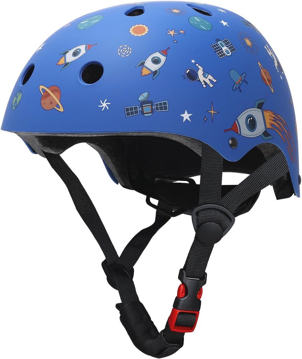 Verstelbare Fietshelm voor Kinderen 3-8 Jaar – Lichtgewicht en Veilig voor Fietsen, Skateboarden en Steppen