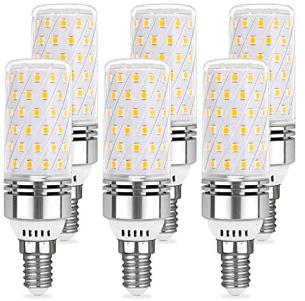E14 LED Lamp 12W Koudwit - 6000K - 1450 Lumen - Niet Dimbaar - 6 Stuks