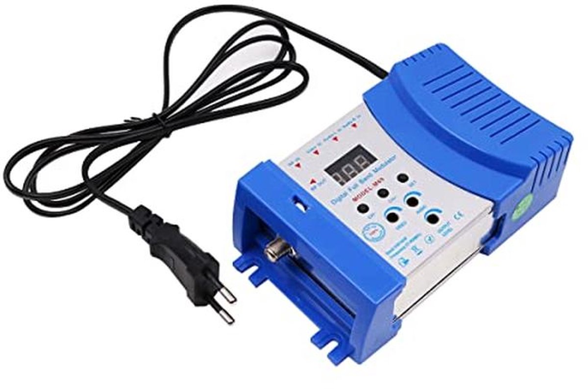 RF-modulator AV-RF AV-TV-converter voor satellietontvangers en videocamera's