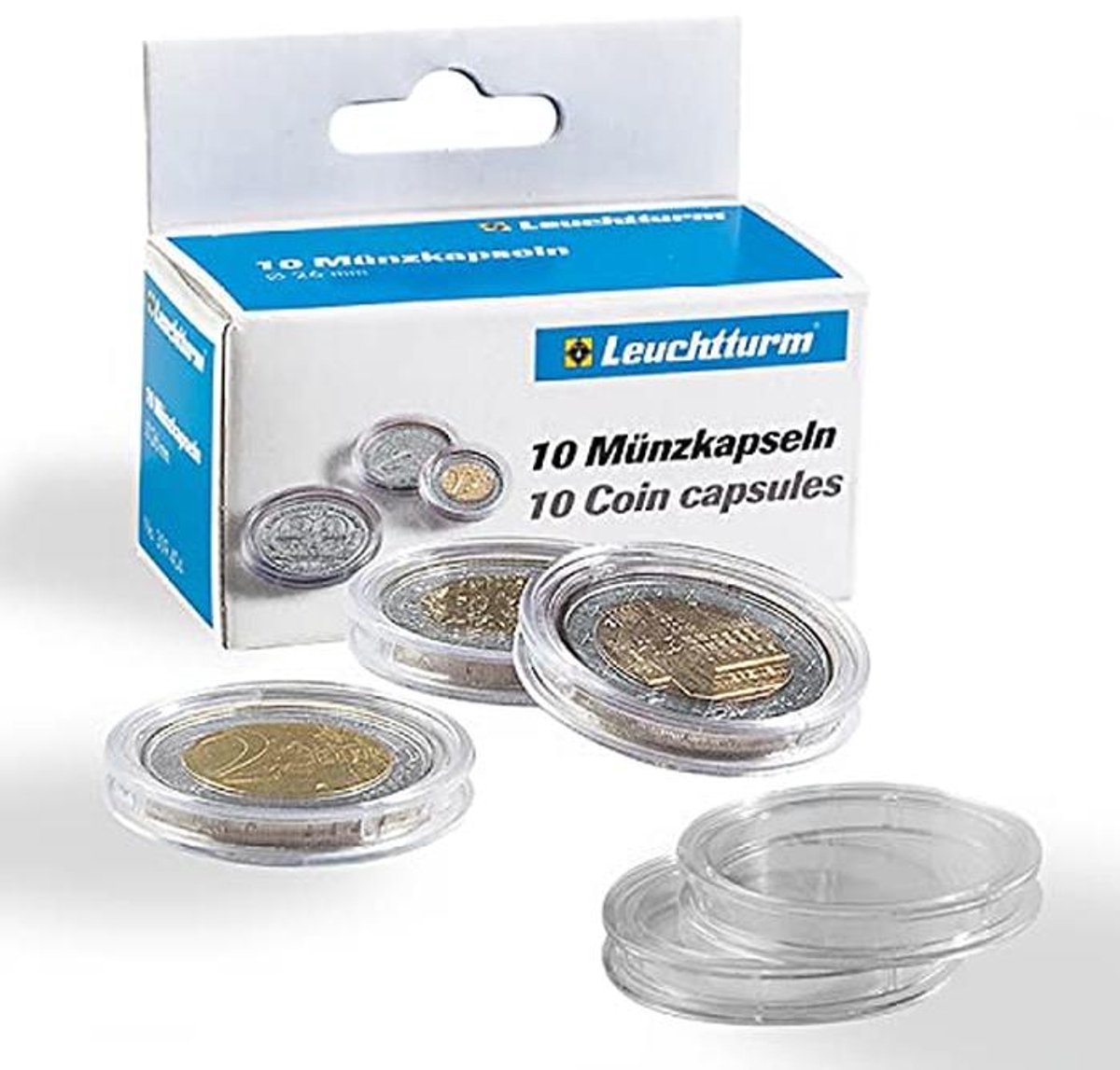 Coin Capsules met een Binnen Diameter van 36 mm - Set van 10