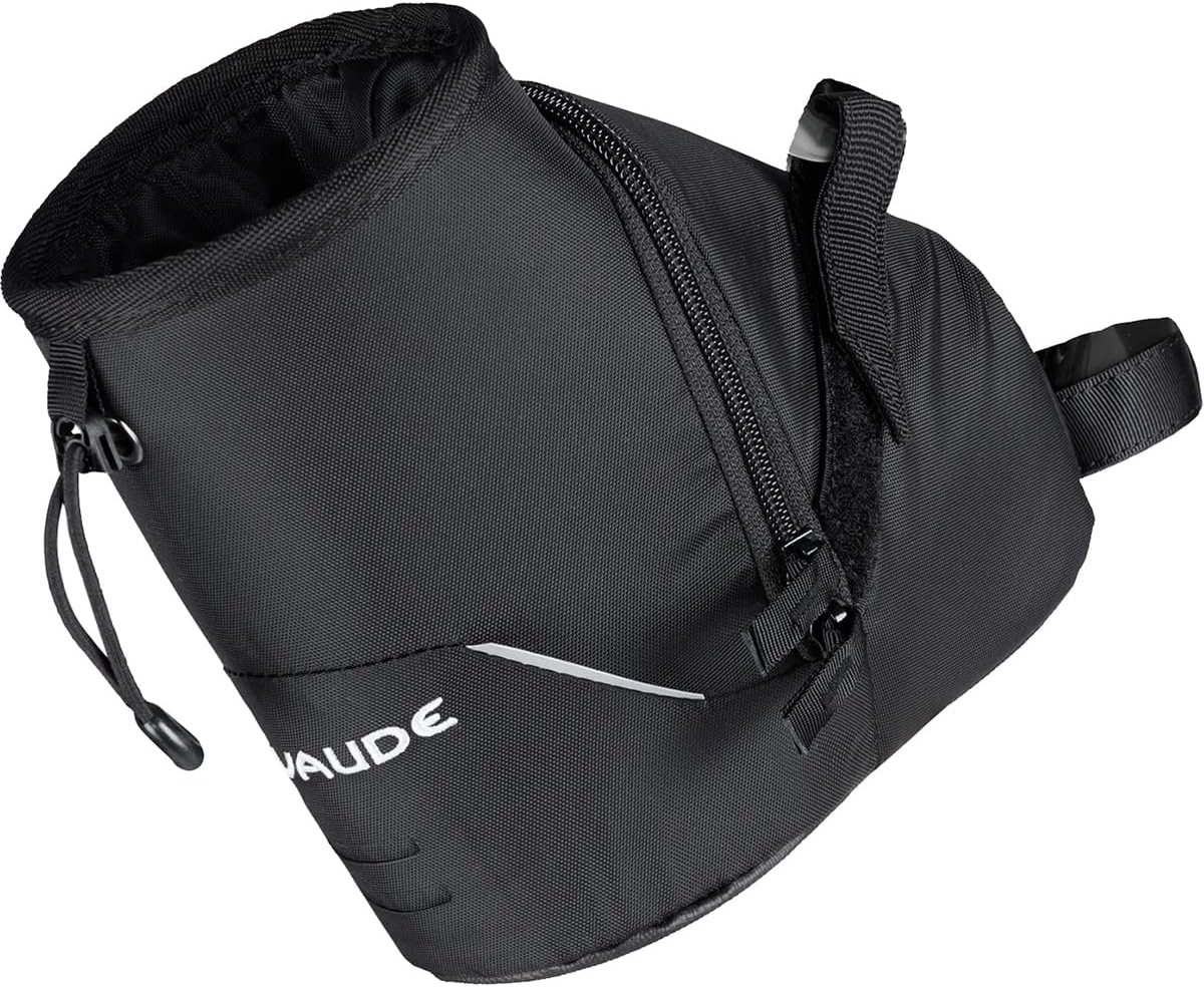 Zadeltas met Flessenhouder Riem - 18 cm - Zwart
