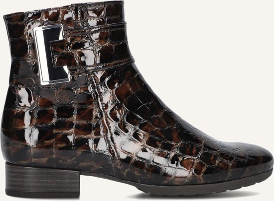 Gabor 712 Enkellaarsjes - Enkelboots met rits - Dames - Taupe - Maat 40