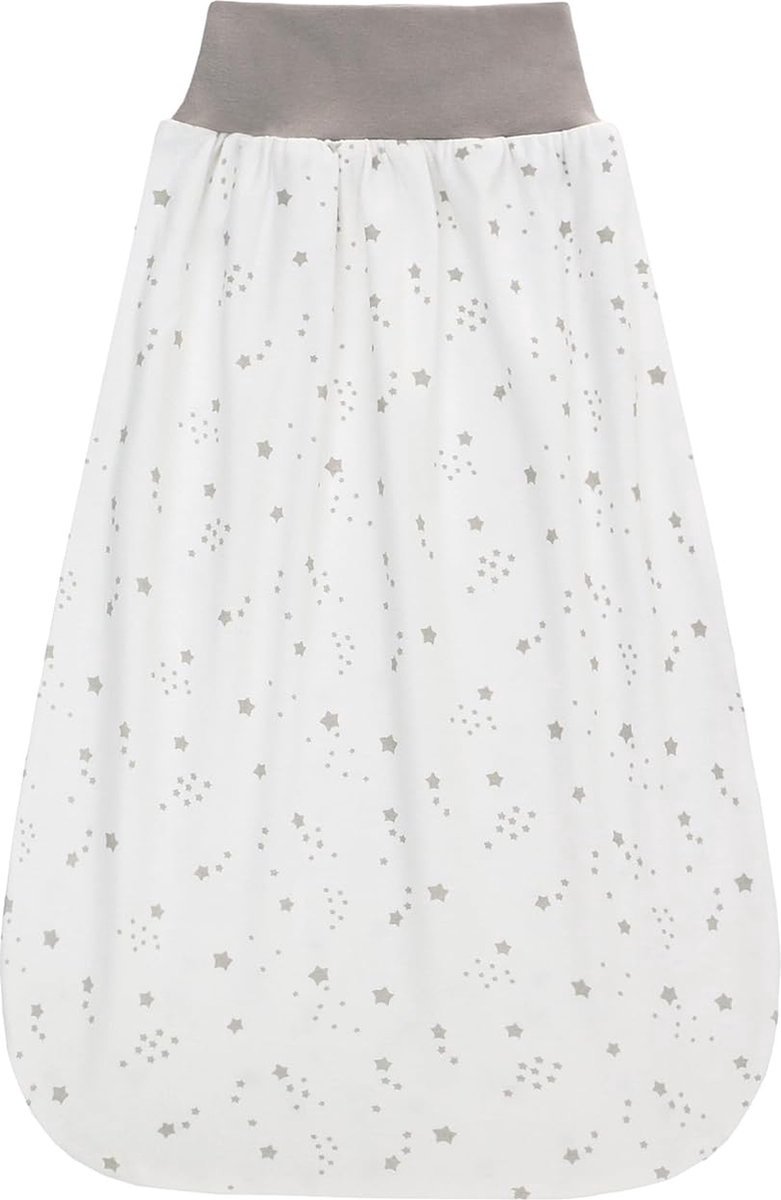 Stunq® Zomerslaapzak voor Baby's met Elastische Tailleband en Witte Sterrenprint