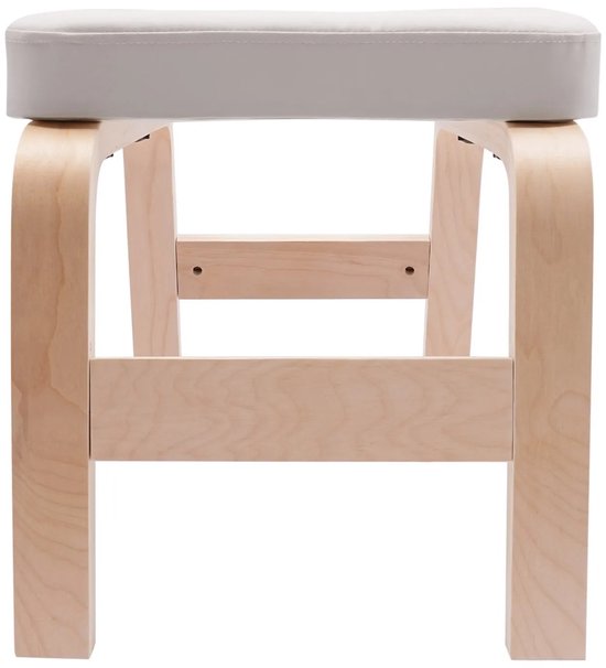 ShaSha Feetup - Yoga kruk - Omgekeerde bank - Hoofdstand bankje - Yoga trainingskruk - Fitnessapparatuur -Tot 200 KG - Wit — afbeelding 4