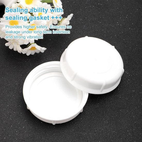 Opbergdoppen voor Babyflessen - Reisdoppen - Opbergdeksels - Vervanging Babyflessen - Lansinoh MAM Pigeon - Set van 10 - Wit — afbeelding 3